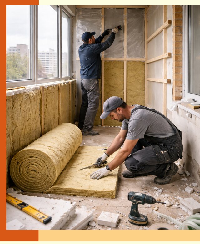 Утепление балкона под ключ в Щёлкове качественно и быстро